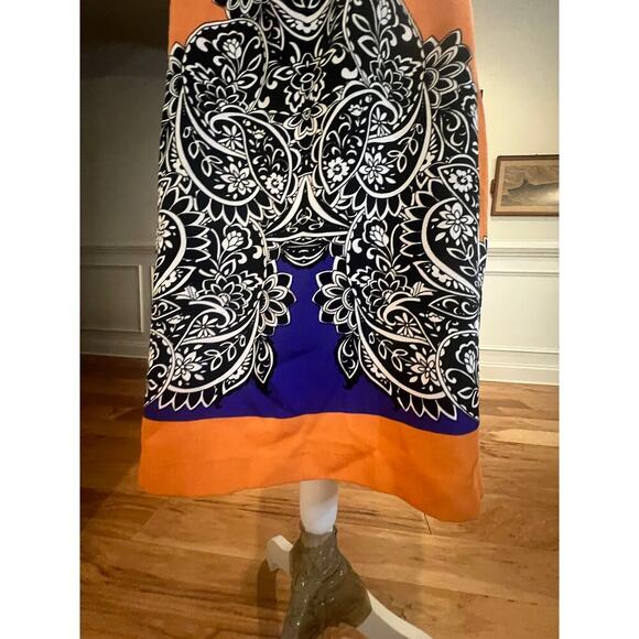 I LE NEW YORK SLEEVELESS FITTED COLORFUL STRETCHY DRESS WOMENS SIZE 12 - Picture 5 of 6